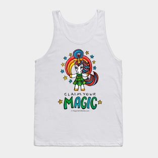 Claim Your Magic - Unicorn - Animals of Inspiration series Tank Top